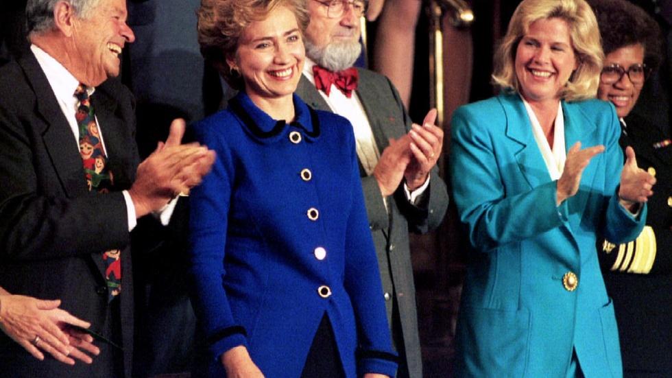 How Clinton redefined the role of first lady image
