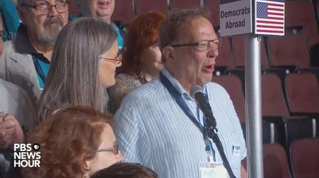 Video thumbnail: PBS NewsHour Larry Sanders cast his vote for his brother Bernie