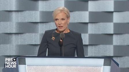 Video thumbnail: PBS NewsHour Planned Parenthood president Cecile Richards speaks at DNC
