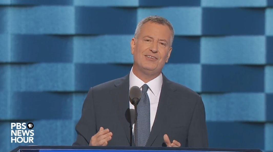 New York City Mayor Bill de Blasio's speech at the 2016 DNC