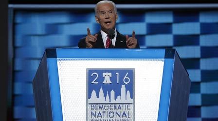 Video thumbnail: PBS NewsHour Watch VP Joe Biden's full speech at the 2016 DNC