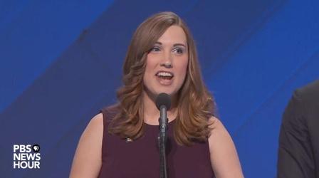 Video thumbnail: PBS NewsHour Sarah McBride addresses DNC 2016