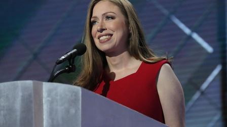 Video thumbnail: PBS NewsHour Chelsea Clinton introduces Hillary Clinton at the 2016 DNC