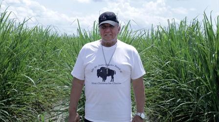 Video thumbnail: PBS NewsHour Native community in Louisiana relocates as land washes away