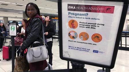 Video thumbnail: PBS NewsHour CDC confirms first local transmission of Zika in Florida