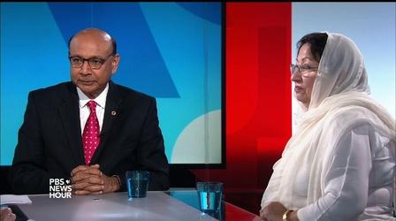 Video thumbnail: PBS NewsHour What Khizr and Ghazala Khan have to say to Donald Trump