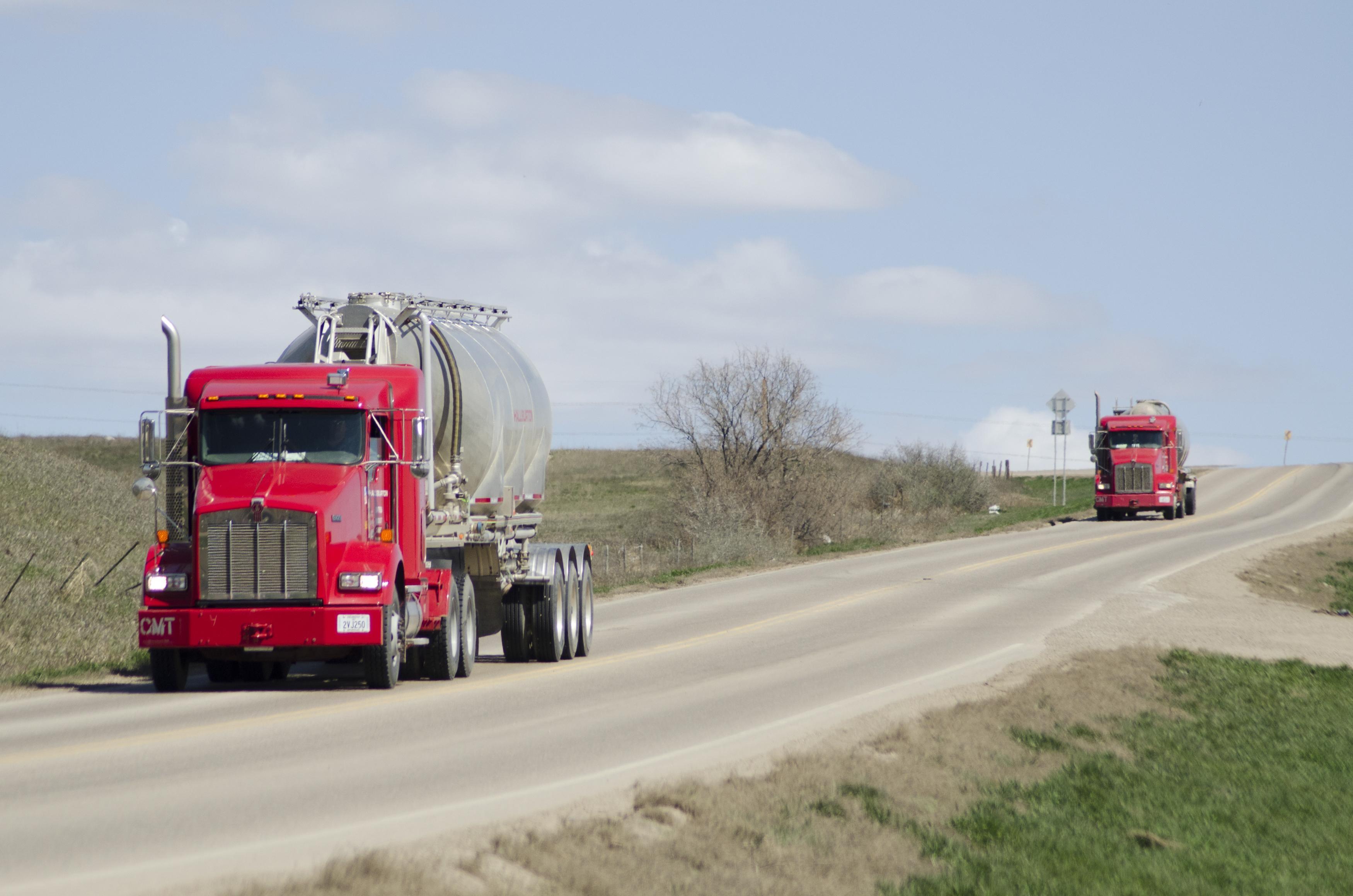 A stretch of North Dakota highway watches oil boom and bust