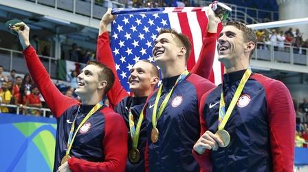 Video thumbnail: PBS NewsHour Team USA hits the mark in Rio -- and hits back at doping