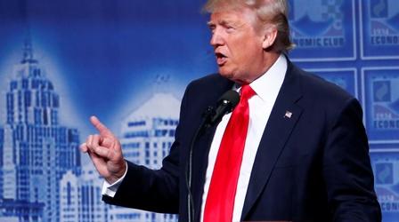 Video thumbnail: PBS NewsHour Trump proposes 3-tier income tax, regulation freeze