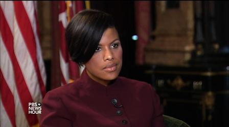 Video thumbnail: PBS NewsHour Baltimore mayor reacts to DOJ report on policing