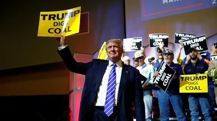 Video thumbnail: PBS NewsHour Trump on defensive after comment on Clinton and gun rights