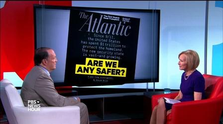 Video thumbnail: PBS NewsHour 15 years after 9/11, security is stronger -- as are threats