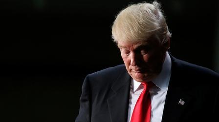 Video thumbnail: PBS NewsHour TV ads, resignation and ‘regret’ for shifting Trump campaign