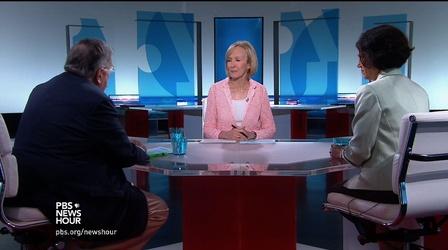 Video thumbnail: PBS NewsHour Shields and Rubin on Trump's staff and Clinton's ethics