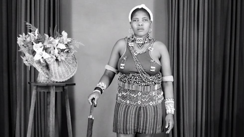 Black-and-white portraits from apartheid-era South Africa image
