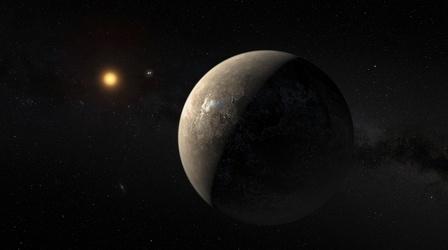 Video thumbnail: PBS NewsHour Four light years away, a planet may be hospitable to life