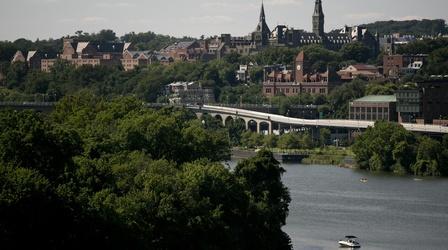 Video thumbnail: PBS NewsHour Georgetown tries to make amends for profiting from slavery
