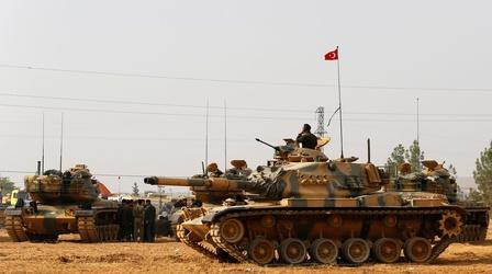 Video thumbnail: PBS NewsHour Turkey moves tanks into Syria in fight against ISIS