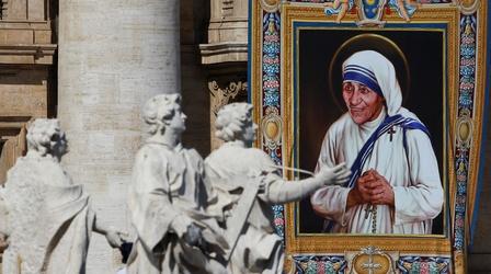 Video thumbnail: PBS NewsHour Mother Teresa declared a saint in Vatican ceremony