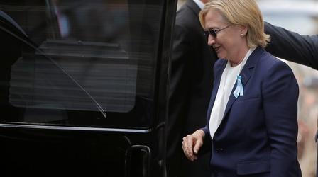 Video thumbnail: PBS NewsHour Clinton campaign pledges more health information