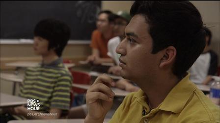 Video thumbnail: PBS NewsHour A mentoring program that aims to keep Latino males in school