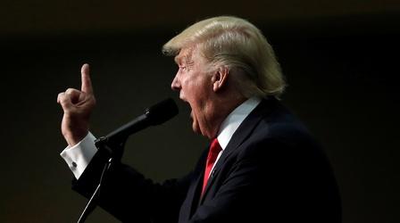 Video thumbnail: PBS NewsHour Debunking Donald Trump’s claims about charity