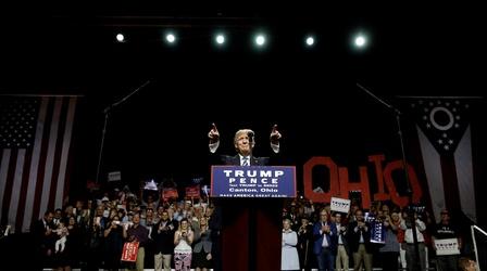 Video thumbnail: PBS NewsHour Can Trump gain with Ohio Democrats on economic issues?
