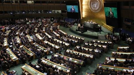 Video thumbnail: PBS NewsHour Dangers of isolationism, Syria top Obama’s last UN address