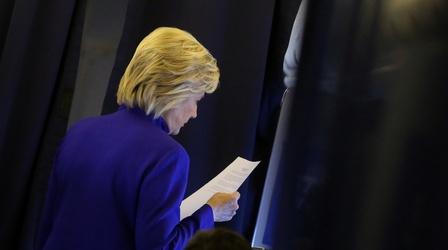 Video thumbnail: PBS NewsHour What President Hillary Clinton would do on Day 1