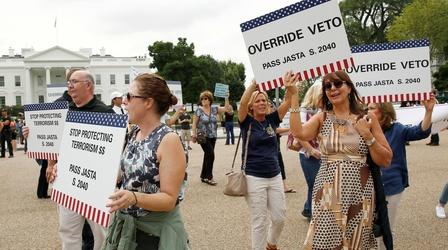 Video thumbnail: PBS NewsHour Debating the bill permitting lawsuits against governments