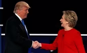 Clinton, Trump prepare for debate amid Republican exodus
