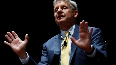 Video thumbnail: PBS NewsHour Libertarian ticket hopes to steal voters away from Trump