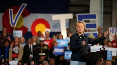 Video thumbnail: PBS NewsHour Is Clinton making gains in voter enthusiasm?