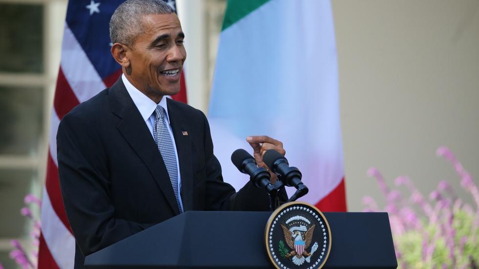 Obama calls out Trump on rigged election claims image