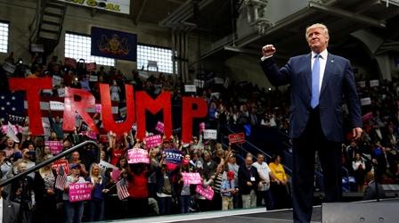 Video thumbnail: PBS NewsHour After raucous Smith dinner, candidates hit battlegrounds