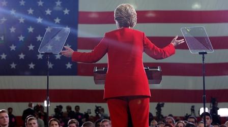 Video thumbnail: PBS NewsHour FBI probe of private email server dogs Clinton in final week