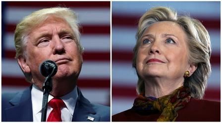 Video thumbnail: PBS NewsHour Trump and Clinton bombard battleground states in final push