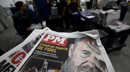 Video thumbnail: PBS NewsHour World reacts to death of communist leader Fidel Castro