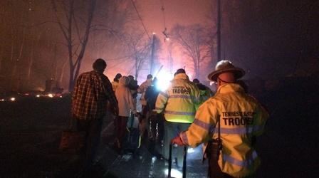 Video thumbnail: PBS NewsHour News Wrap: Tennessee wildfire recovery efforts increase
