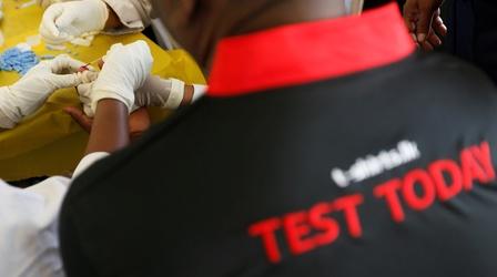 Video thumbnail: PBS NewsHour Lingering challenges in the global fight against AIDS