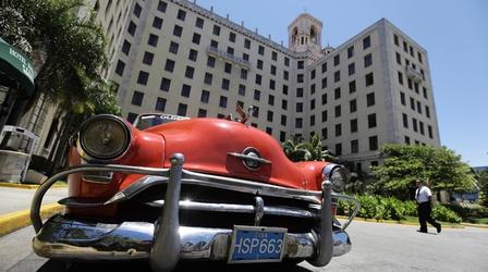 Video thumbnail: PBS NewsHour In Cuba, American tourists increase demand for hotels
