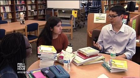 Video thumbnail: PBS NewsHour Graphic novelist urges kids to reach beyond the comfort zone
