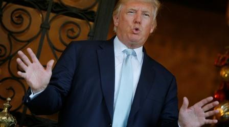 Video thumbnail: PBS NewsHour News Wrap: Trump touts jobs coming to the U.S.