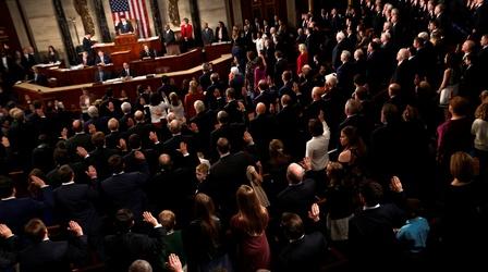 Video thumbnail: PBS NewsHour First day of new Congress reveals GOP divisions over ethics