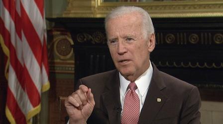 Video thumbnail: PBS NewsHour Biden: Trump belittling U.S. intelligence is 'dangerous’