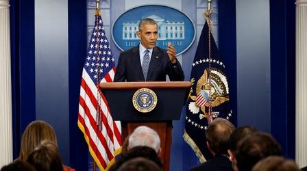 Video thumbnail: PBS NewsHour At final White House press conference, Obama looks ahead
