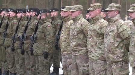 Video thumbnail: PBS NewsHour U.S. NATO troops surge in Europe after Russian aggression