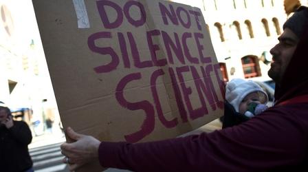 Video thumbnail: PBS NewsHour Are some federal agencies under a media lockdown?
