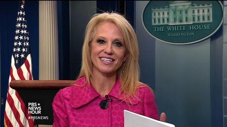 Video thumbnail: PBS NewsHour Kellyanne Conway on Trump's voter fraud claims, Mexico