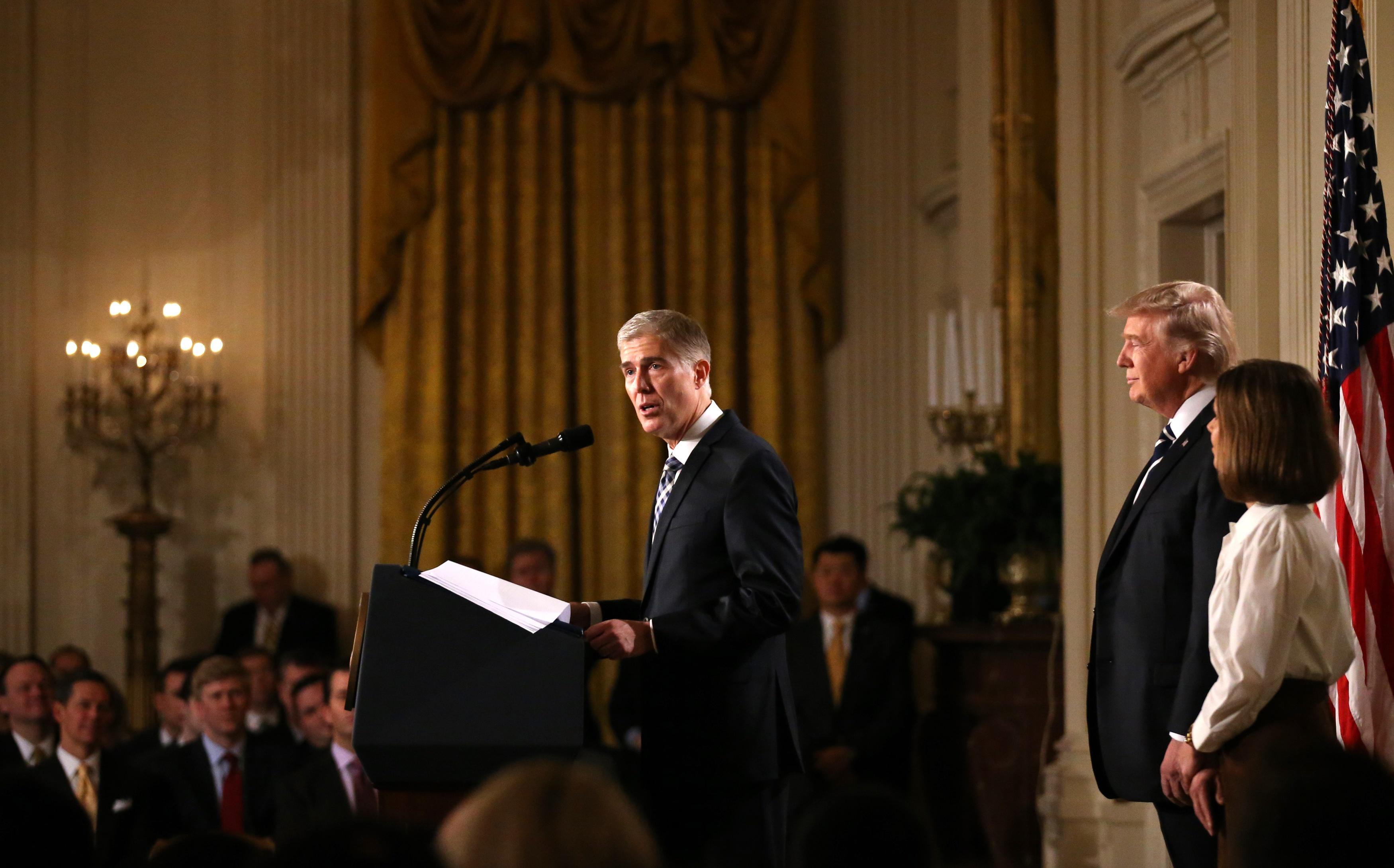 Trump names Neil Gorsuch as Supreme Court nominee